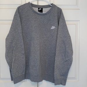 Grey Nike Crew Neck Sweatshirt